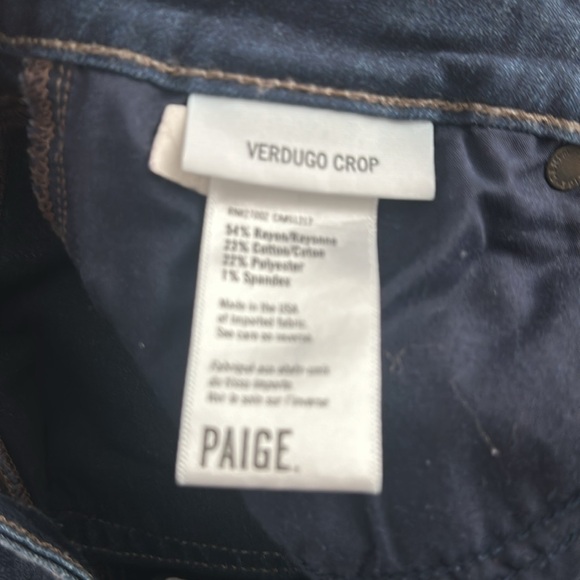 Paige Verdugo Crop Jeans - Picture 4 of 4